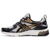 Gel Quantum 180 Lace Up Fabric Low Top Running Shoes Men's Gray Black Gold 1201A063-020