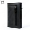 Men Wallet Money Bag Carbon Fiber Rfid Credit Card Holder Luxury Minimalistic Slim Thin Wallet Black Clutch Purse Male