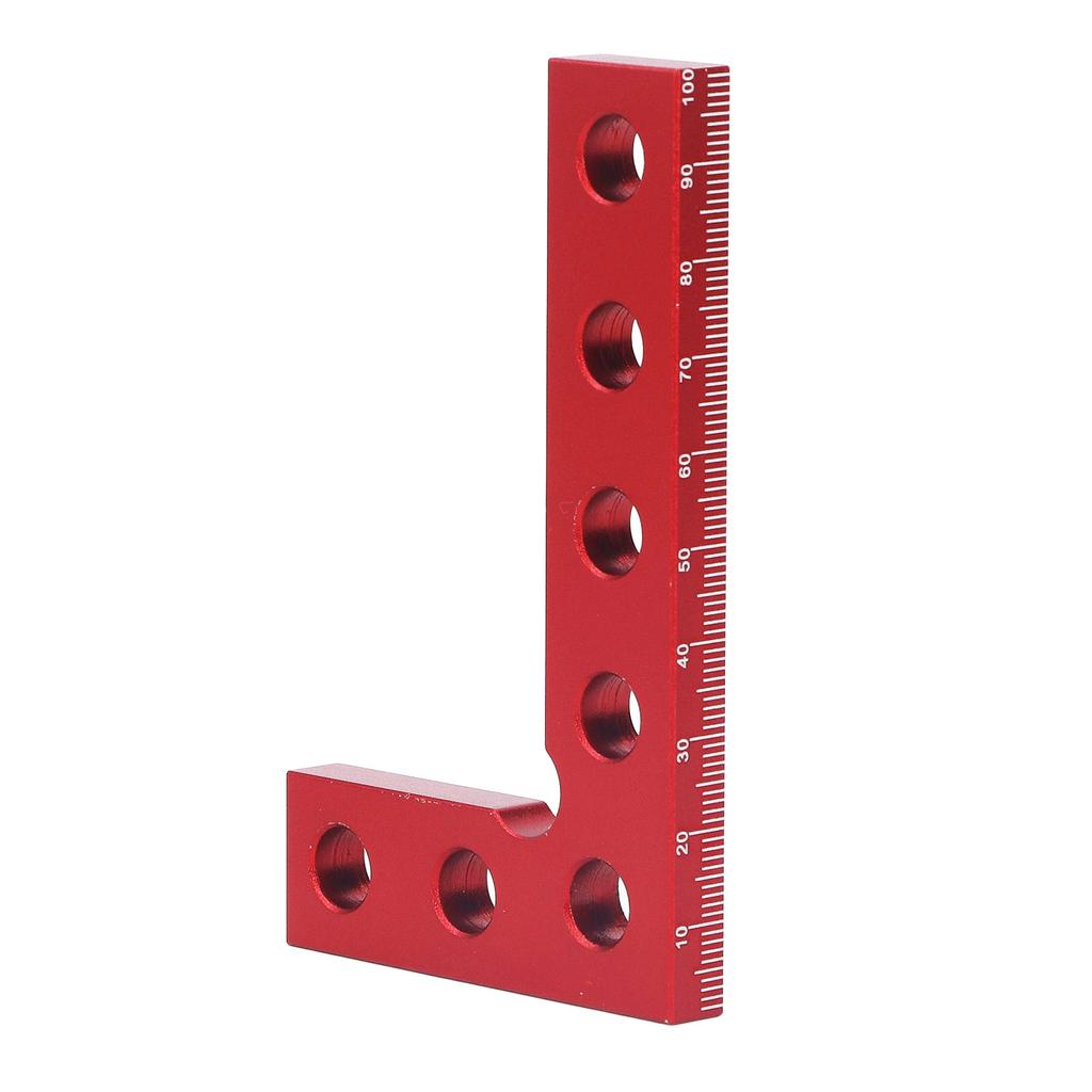 Mini Small Square Center Finder Tool 90 Degree Quick Measuring Aluminum Alloy Woodworking Ruler for