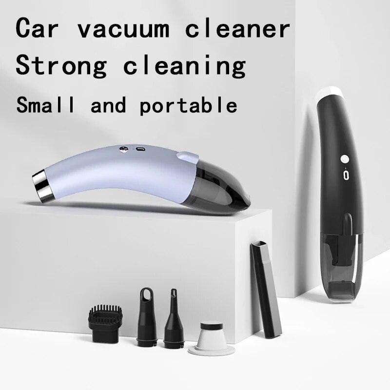 Car Vacuum Cleaner Handheld Small Portable Wireless Mini Vacuum Cleaner Household Blowing Suction Function Vacuums-Cleaners
