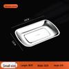 Stainless Steel Buffet & Barbecue Plate for Meat & Vegetables