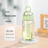 Transparente Cartoon-Wasserflasche mit Teefilter