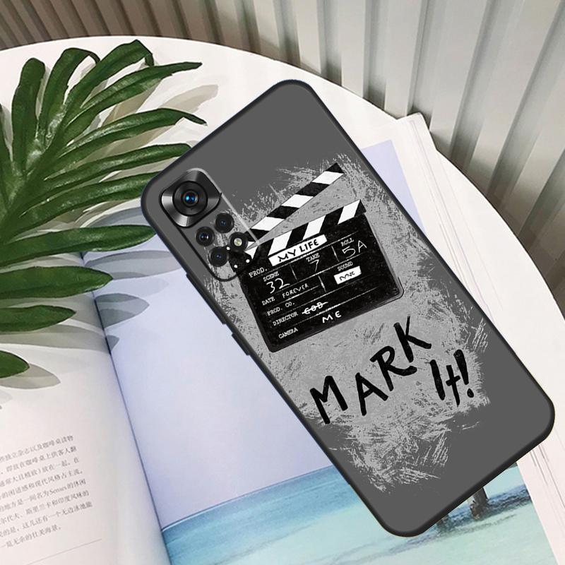 Clapper Board Funda For Xiaomi Redmi Note 14 13 10 11 12 15 Pro Plus Case For Redmi 15 13C 12C 10C 14C 15C