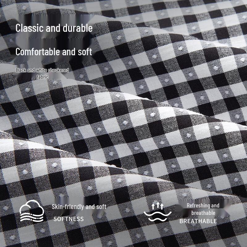 Girls' Sweet Plaid Fly Sleeve Summer Dress