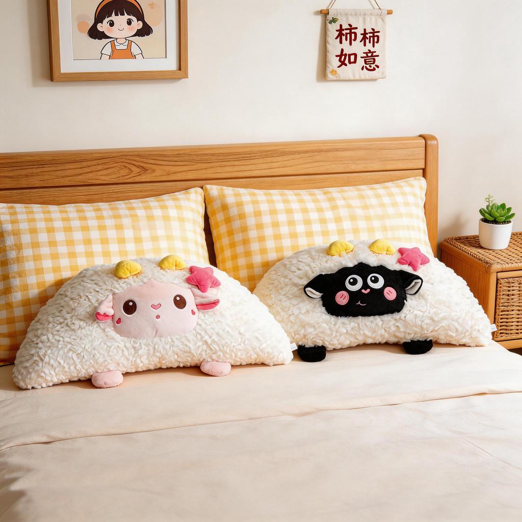 Sheep Plush For Girls Sleep Comfort For Lounge Couch Bed Support