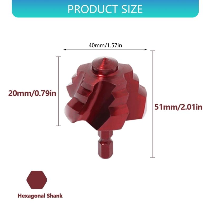 Spirals Lifting Drill Bit For Pipe Installation 20-50mm Diameter Enhanced Cutting Efficiency
