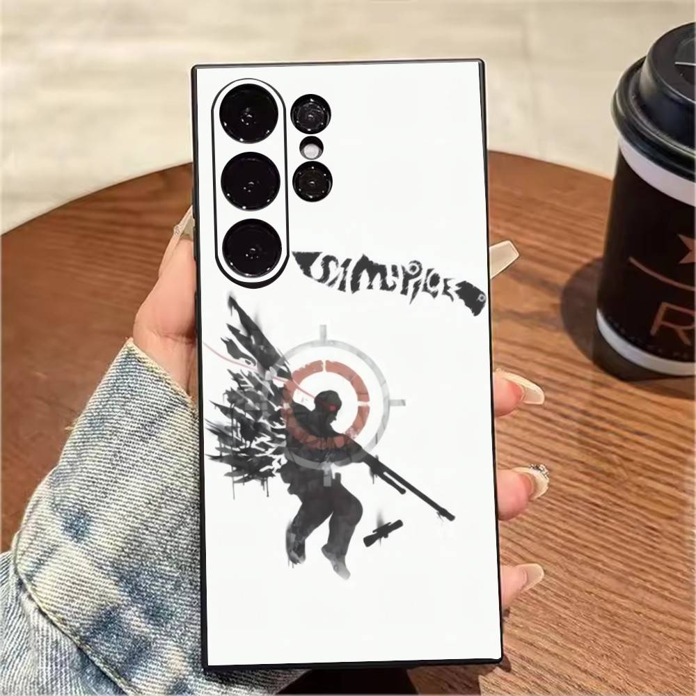 CS-GO Game C-Counter S-Strike 2 Phone Case For Samsung S25,S24,S21,S22,S23,S20,Ultra,S26,Plus,Fe,Note,5G Black Cover