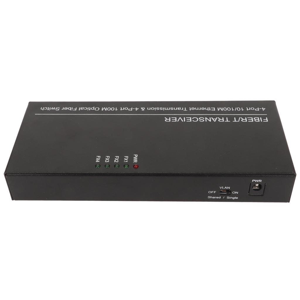 SFP Fiber Switch 8 Ports 10 100M Self Adaptive LED Indicator Plug and Play Ethernet Optical Switch