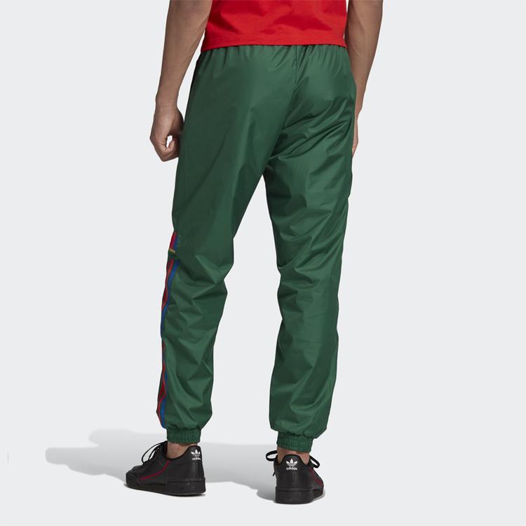 Adidas Originals Trefoil Logo Joggers With Cuffs Men Bottoms Green GE0843