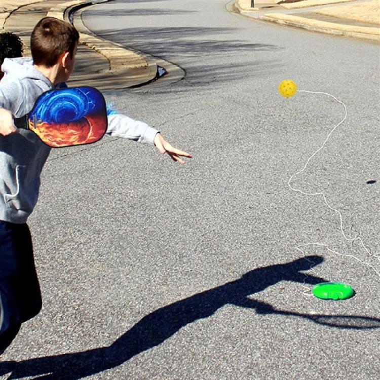 Pickleballs Training Tool Pickleballs Trainer with 40 Holes Pickleballs Ball