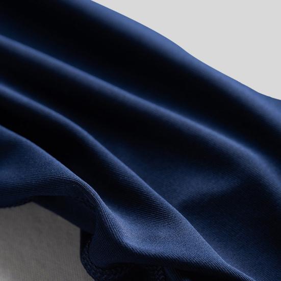 Men T-shirt Anti-shrink V Neck Thin Polyester Men Summer Fitness T-shirt for Gym