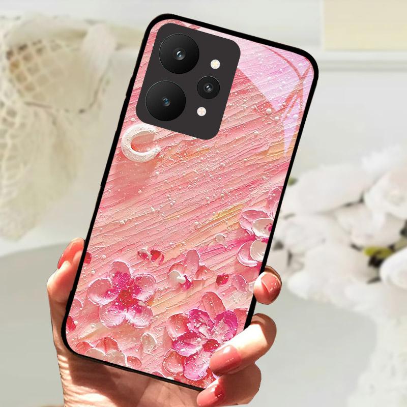 Shockproof Case For Realme 15 5G Phone Cover RMX5106 RMX5105 Tempered Glass Cases For Realme15 Fundas Luxury Protective Shell