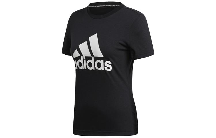 

Adidas T Shirts Women s Black Crew Neck Moderate Straight Fit DY7732 M
