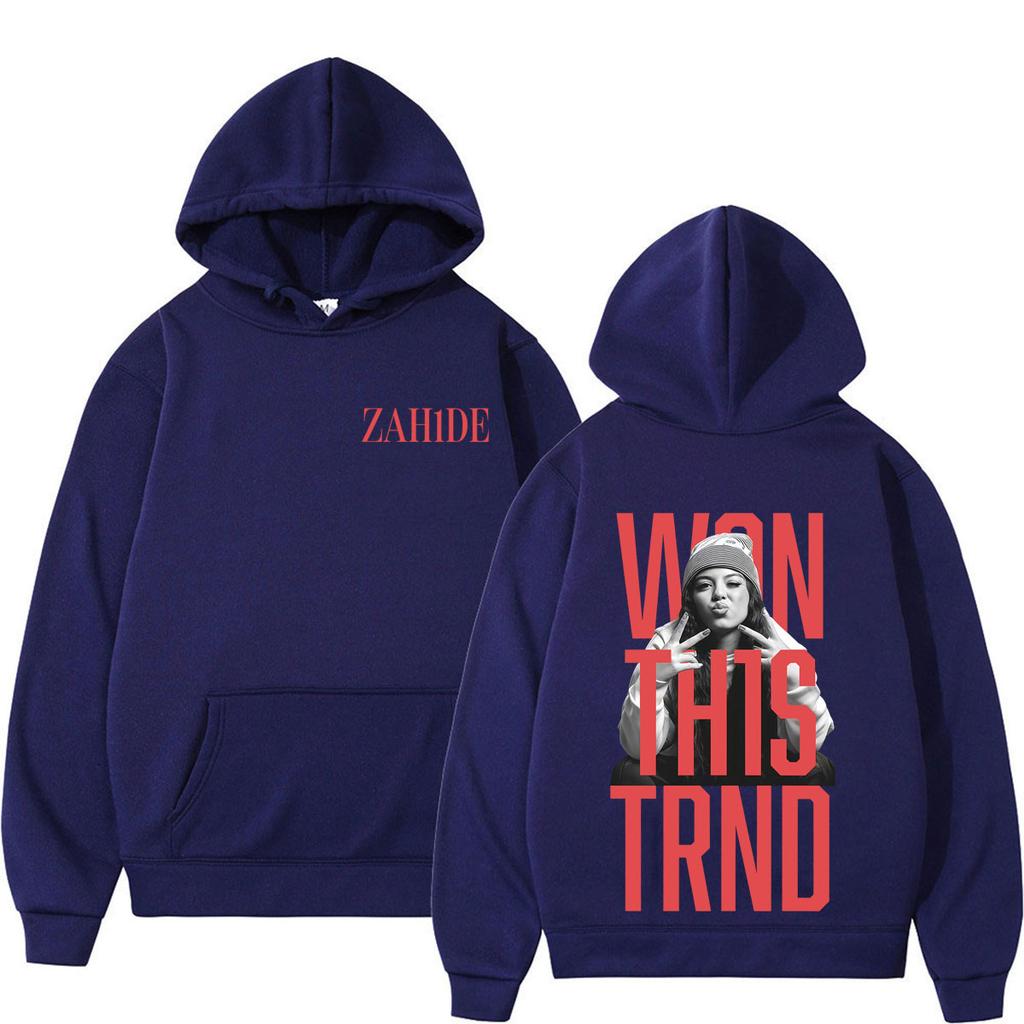 Singer Zahide Tour 2026 Merch Graphic Hoodies Men Women Aesthetic Trend Pullover Long Sleeves Hip-hop Casual Vintage Sweatshirts
