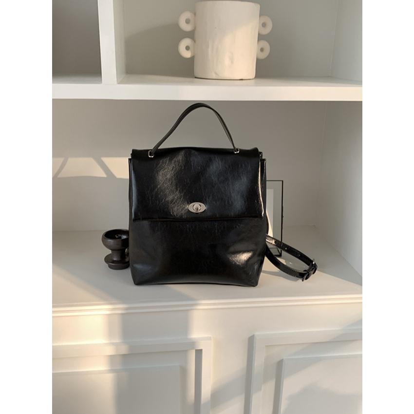 

IELGY Женский серебряный универсальный рюкзак для колледжа большой вместимости чёрный