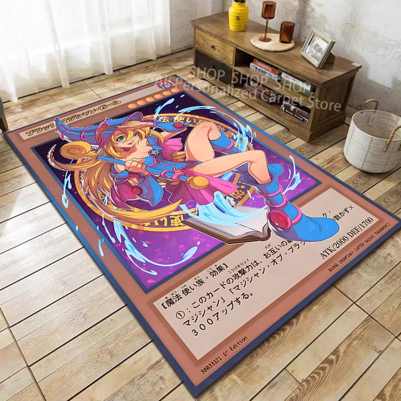 Classic Japanese Game Cards Pattern Carpet for Living Room Bedroom Sofa Home Decor Non-slip Floor Mat Large Size Luxury Gift