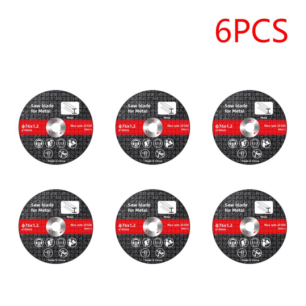 1-10PCS 76mm Cutting Disc Circular Resin Saw Blade Angle Grinder Grinding Disc for Metal Wood Iron Steel Bar Cutting Accessories