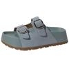 European matte one-word belt buckle platform muffin open-toed sandals summer care beach outer slippers Boken shoes women