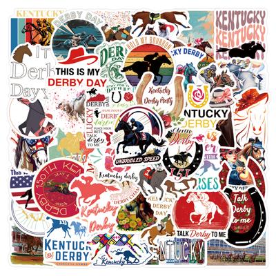 55 Nuevas Pegatinas Graffiti del Derby de Kentucky Scooter Maleta Pegatinas para Cuaderno