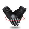 Accessories Solid Color Full Finger  Gloves Plus Plush Korean Style Mittens Men Gloves