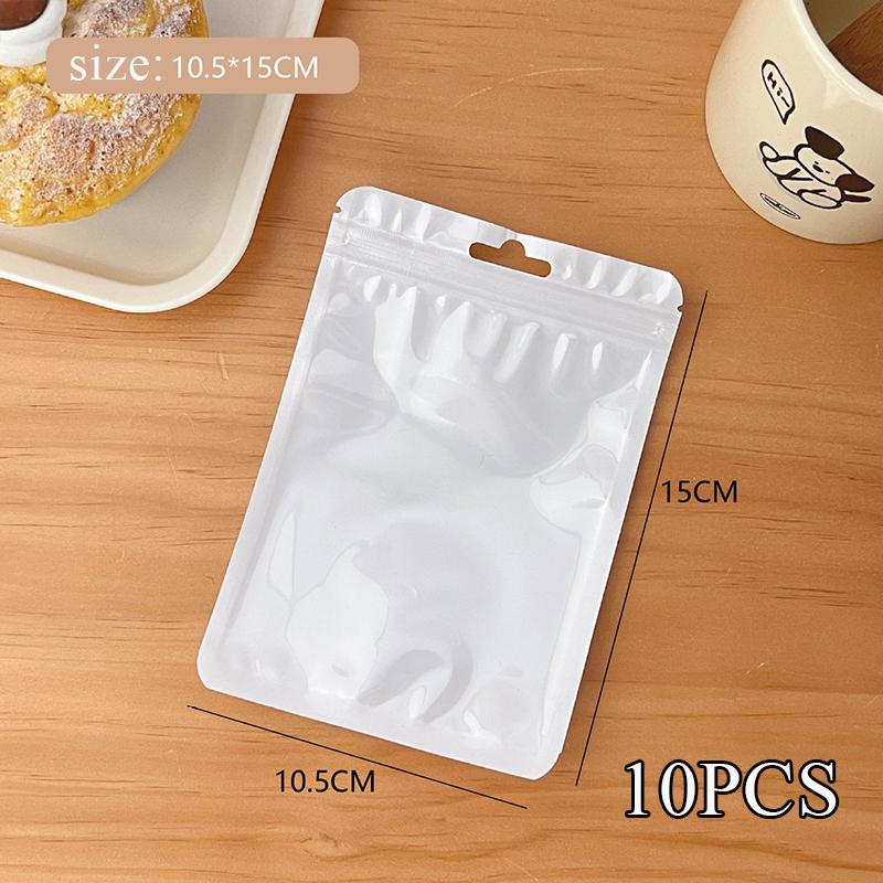 INS InsPhotocard Holder 10pcs/pack Candy Color Postcards Sleeve Plastic Storage Bag Transparent Protective Case Stationery