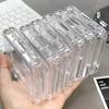 5-10Pcs Mini Storage Box Transparent Acrylic Packaging Boxes for Earrings Necklace Bracelet Nail Art DIY Jewelry Organizer Case