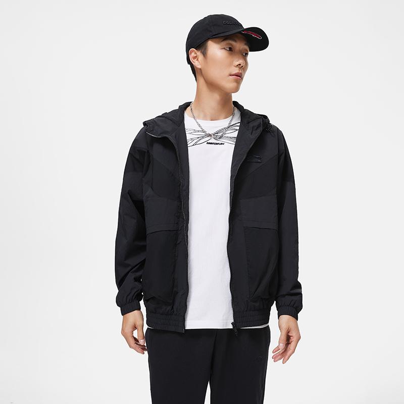 Li Ning Sports Trendy Collection Jacket Men's Black AJDT039-6