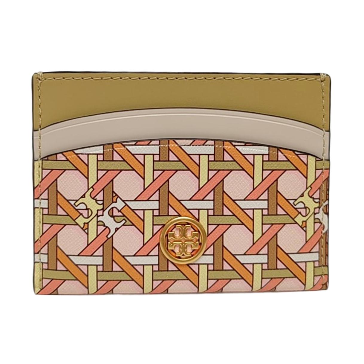 [Pre-Owned] Logo Litchi Grain Leather Card Holder - Excellent #1WEX3RF ONE SIZE