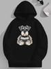 Schnauzer Illustration JPH-9 Plus Size Unisex Hooded Sweatshirt, PLUS SIZE