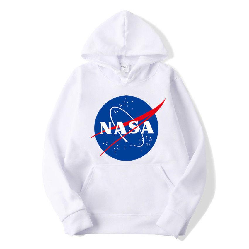 Trendy Nasa Hoodie Pullover Tops Unisex Hip-hop Skateboard Sweatshirts For All