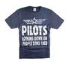 Men's Funny Pilot Shirt Pilot Gifts Looking Down On People Tee Shirt