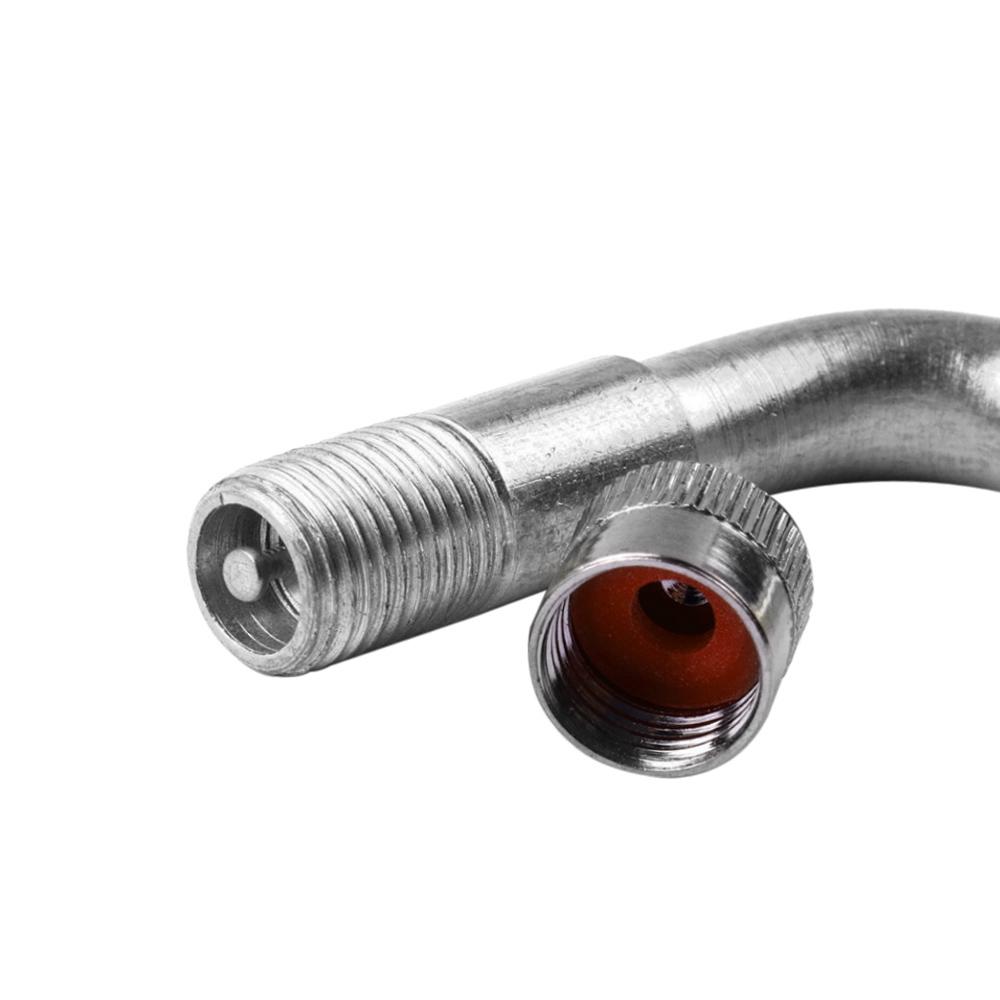 90 Degree Brass Air Tyre Valve Schrader Valve Stem with Extension Adapter for Car Truck Motorcycle