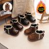 Winter Fleece-lined Cotton Shoes for Children Princess Shoes Warm Short Boots Non-slip Soft-soled Big Cotton Boots