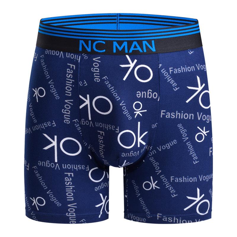 

Printed Comfortable Breathable Men s Sports BriefsBoys Leg ExtensionsAnti-abrasion Sports Briefs 3XL небо синє кольору