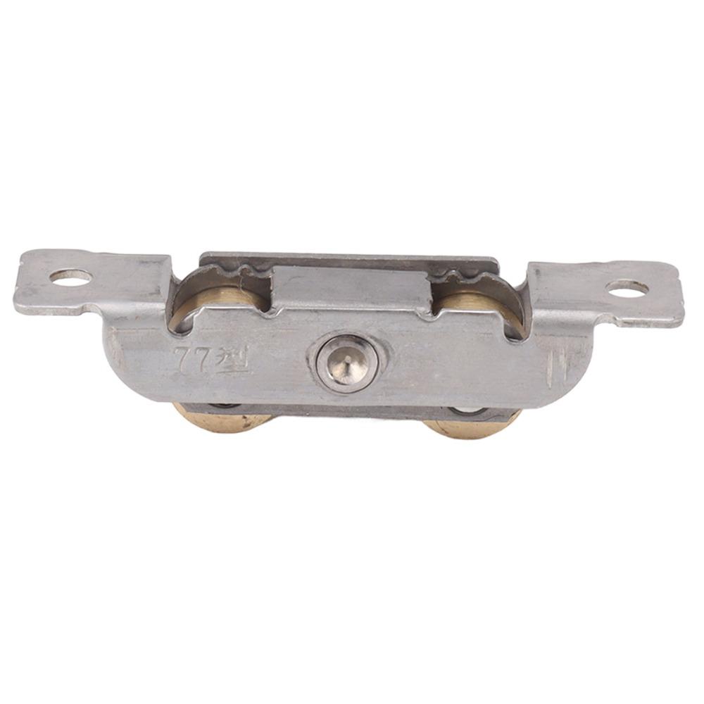 4PCS Heavy Duty Window Rollers Copper Ball Wheels Gliding Door Roller Assembly  Patio Doors