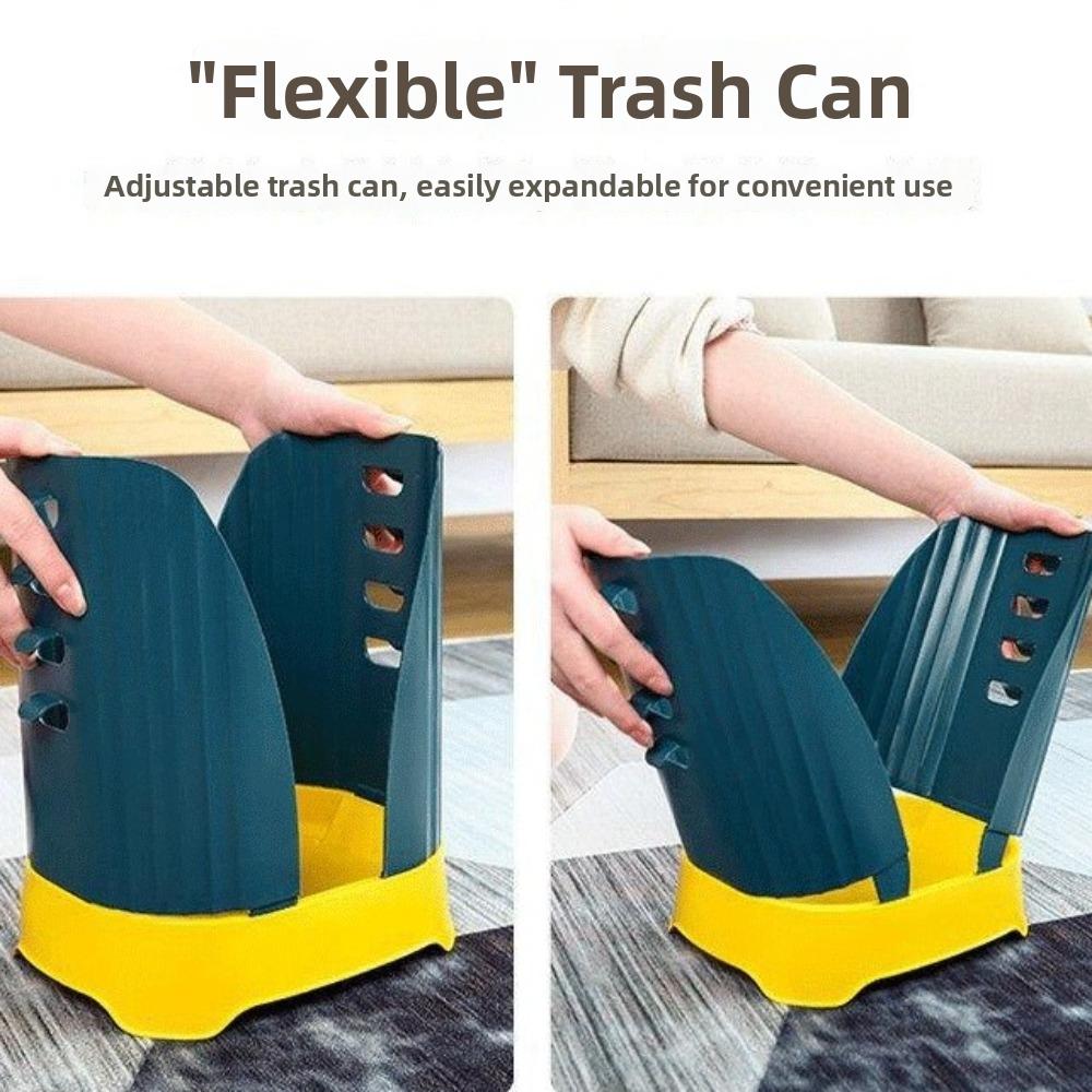 Space Saving Expandable Trash Can Plastic Trash Bin Trash Basket Collapsible Waste Basket Office