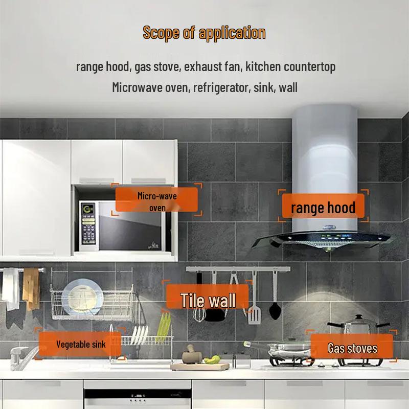 Kitchen Range Hood Degreaser & Oil Stain Remover