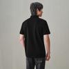 Ice sensing technology cotton cool short sleeved polo shirt moisture wicking embroidered men