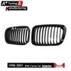 Glänzende schwarze Frontgrill für BMW 3er E46 (1998-2001) 4-türig, Design mit einer Stange
