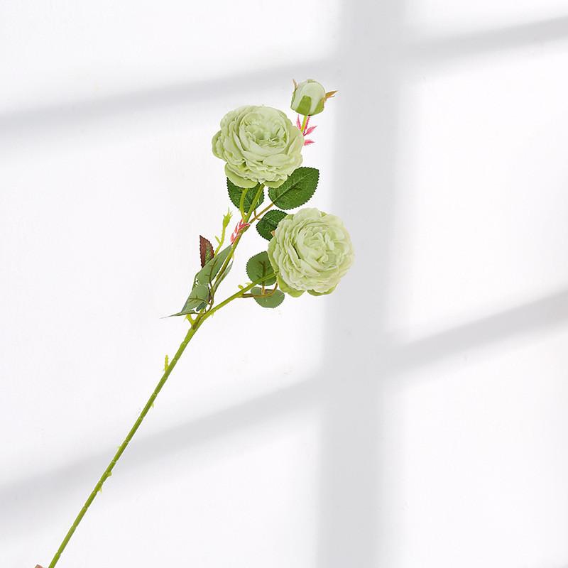 Style Artificial European Peony Rose Silk Flower For Props Wedding