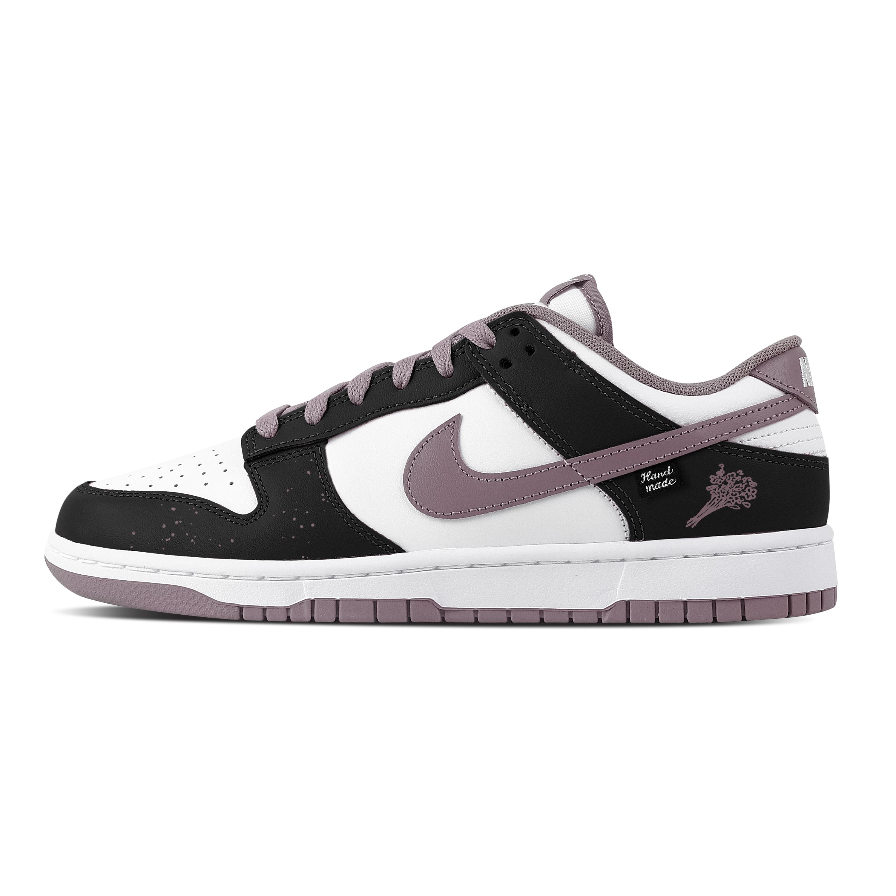 

Nike Dunk Bouquet Shadow Leather Abrasion Resistant Low top Skateboard Shoes Unisex Black Purple DV0833-112(Team529-) 42.5