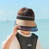 Children's sun hat boys summer big brim empty top sun hat girls camping outdoor vacation sun hat