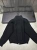 Miu Style Embroidered Stand Collar Knit Cardigan - Versatile Lazy Fit