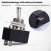 High Current Toggle Switches 2A 4A Strong Rocker Designs with Metal Iron Housing Suitable for Vehicle Boats Power Control