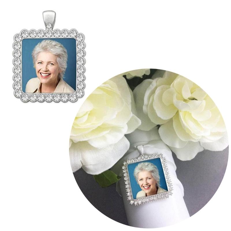 10pcs/set Pendant Settings Rhinestone Cabochon Base Jewelry Making Alloy Tray Findings for DIY Photo Frame Necklace