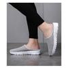 Damen Slip-On Freizeitschuhe Atmungsaktives Mesh Halbschuhe Weiche Sohle Bequeme Gehschuhe Übergröße Leichte Alltagsschuhe