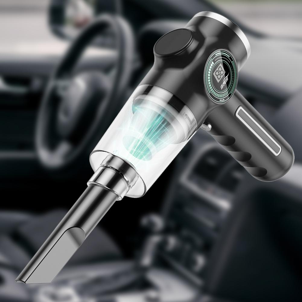 

Wireless Handheld Cleaner Strong Suction Powerful Vacuum Cleaner Home & Car Dual Use USB Charging Portable for Car Home Desktop чёрный