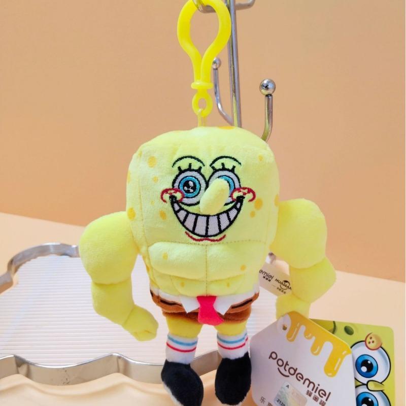 Cute Starfish Plush Toy Doll With Squidward Mr Crab And Snail Bag Charm Pendant Gift For Girls Birthday