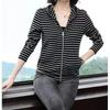 Coats for Women Winter Stripes Oversize Hooded Jacket Loose Casual Coat Top