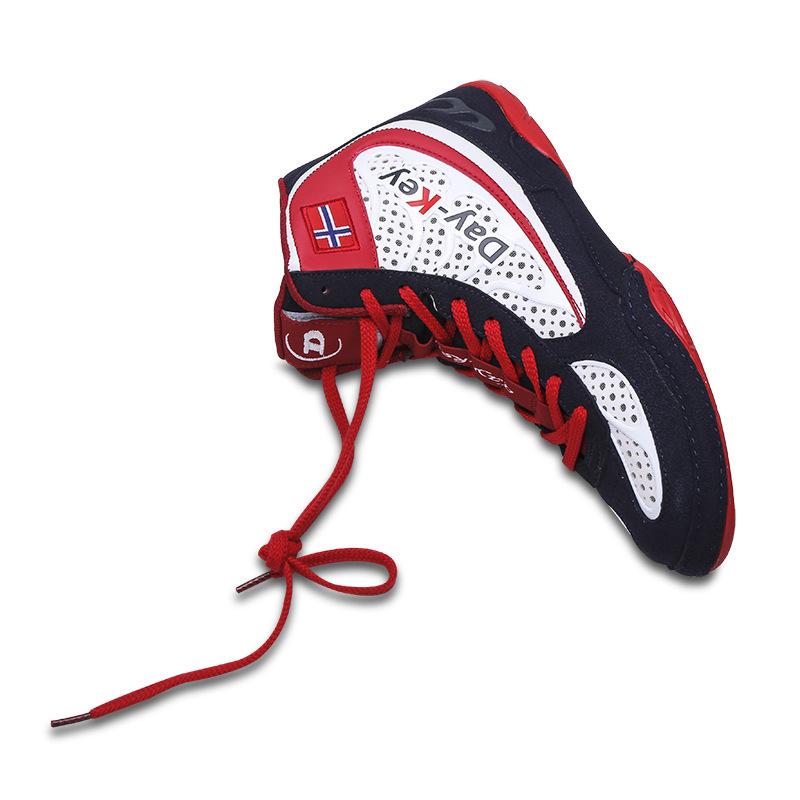 Wrestling Shoes Boxing Shoes Indoor Training Competition Shoes Rubber Fitness Fighting Shoes Squat Deadlift Shoes Men